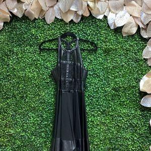 Worn once . Bebe black mini dress